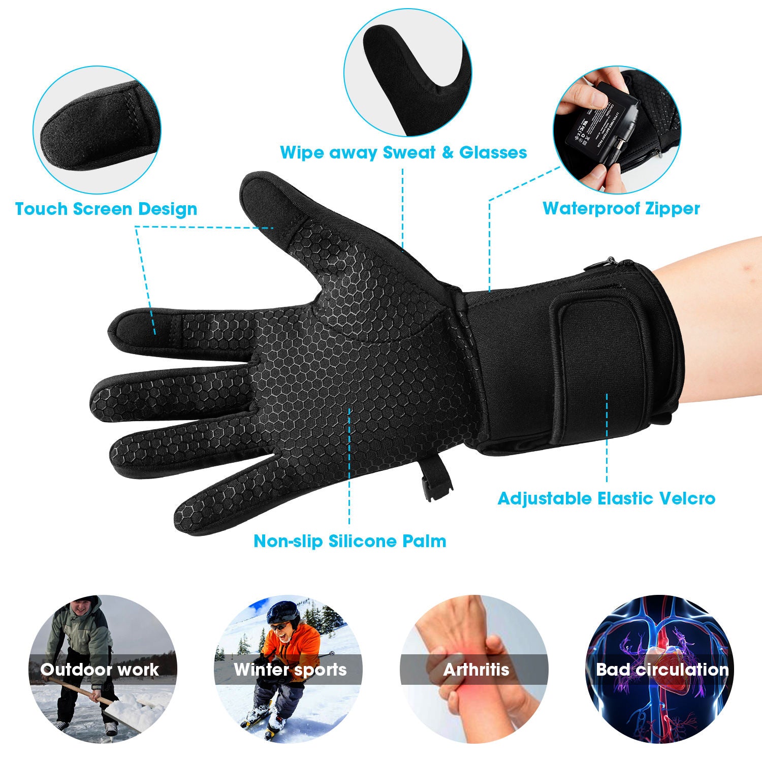 Electrically Heated Glove Liners